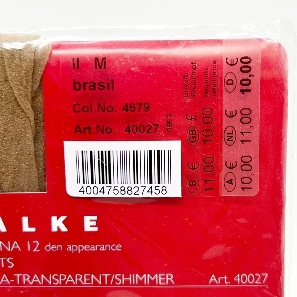 Falke Shelina 12 DEN Women’s Tights Size II / Medium Color Brasil New in Package